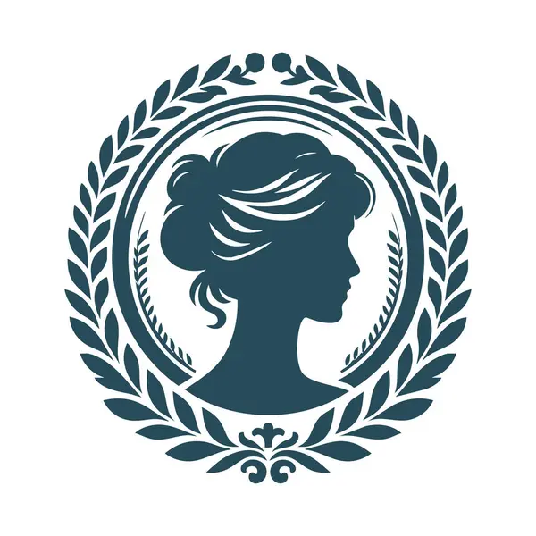 Çiçekli ve kurdeleli kadın kafası