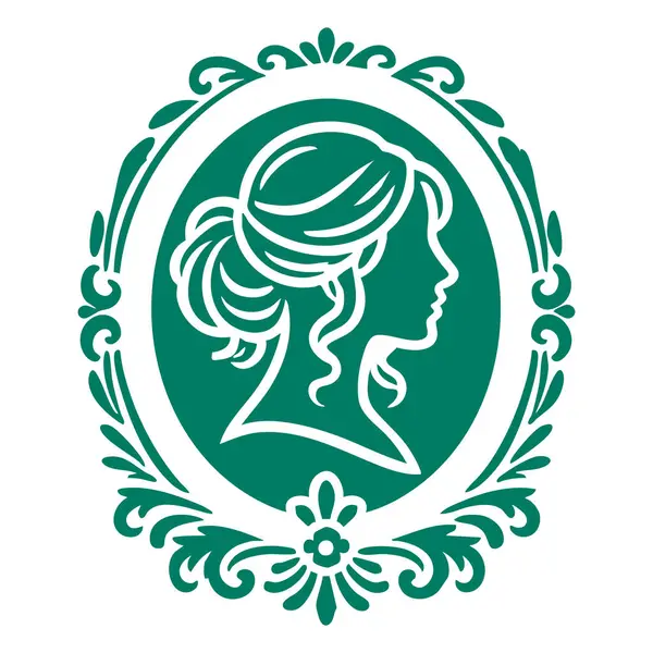 Çiçek desenli ve saç stili olan zarif bir kadın.