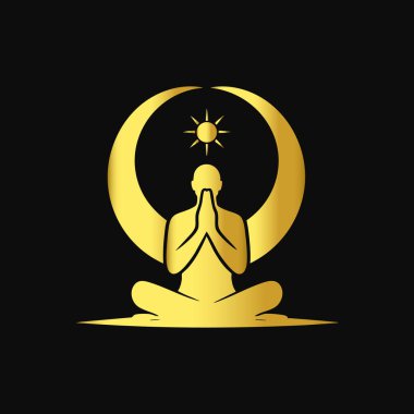 Müslüman insanlar için vektör simgesi