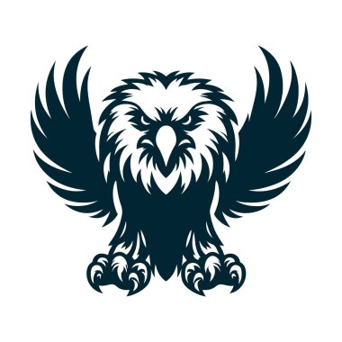 Uçan Kızgın Kartal Vektör Dosyası