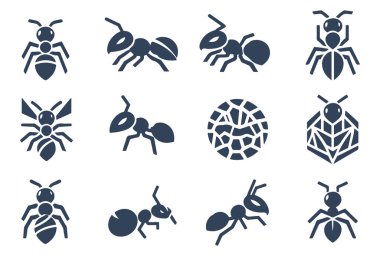 Minimalist Karınca Logosu Tasarımı Koleksiyonu