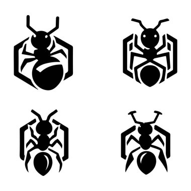 Karınca Logoları Koleksiyonu - Siyah Logo Ayarları