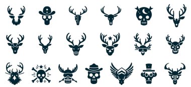 Geyik boynuzları kümesi