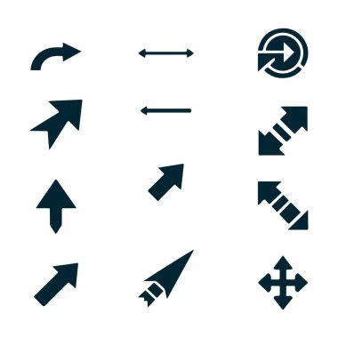 vektör okları simge seti