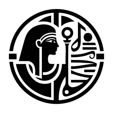 Markalaşma İçin Minimalist Mısır Hiyeroglif Simgesi