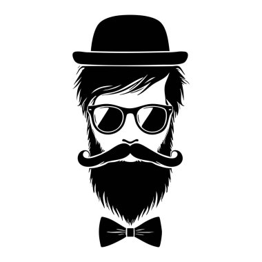 Markalaşma İçin Minimalist Hippi Silueti