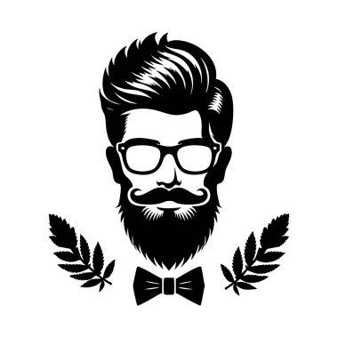 Siluette Moda Hippi Vektör ResmiComment