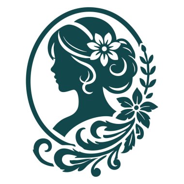 Bir kadının vektör illüstrasyonu