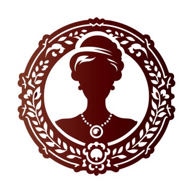 Çelenk ve kurdele taşıyıcısı olan zarif bir kız.