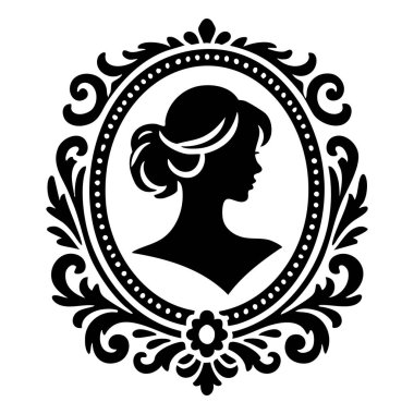 Bir kadının silüeti.