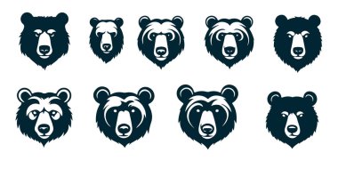 Bear Silhouette Vector, Bear Animal Silhouette Beyaz Arkaplanda, Bear Vector Illustration, Black Bear Silhouette Simgesi