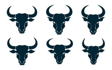 Geleneksel Bull Siluet Simgesi