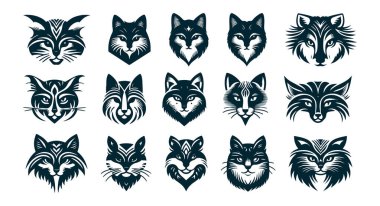 Siluet Biçimli Bir Kedinin Vektör ResmiName