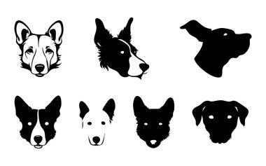 Logo ve Marka İçin Köpek Silueti