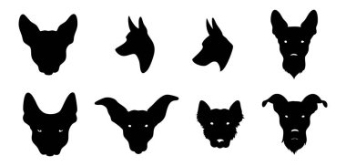 Basit Köpek Şekli Vektörü İzole Edildi