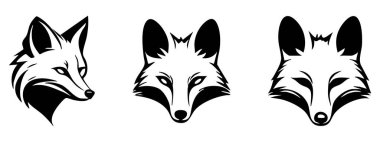 Beyaz Arkaplanda İzole edilmiş Tilki Vektörü Silueti, Vahşi Tilki Hayvan Silueti Vektör İllüzyonu, Siluet Biçimli Tilki Tarafı Görünüm Vektörü
