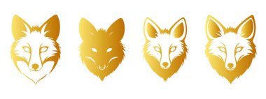 Beyaz Arkaplanda İzole edilmiş Tilki Vektörü Silueti, Vahşi Tilki Hayvan Silueti Vektör İllüzyonu, Siluet Biçimli Tilki Tarafı Görünüm Vektörü