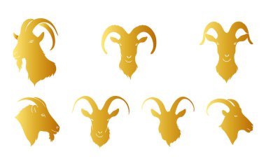 Keçi Vektörü Silueti Beyaz Arkaplanda İzole Edildi, Basit Keçi Silueti Vektör Tasarımı, Keçi Profili Silueti İmajı, Kara Keçi Silüeti Vektör Clipart