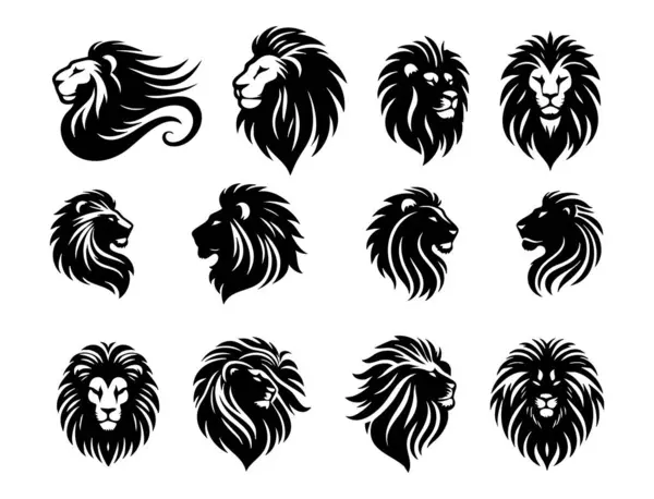 Aslan logo vektör çizim