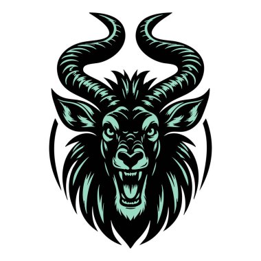 Siyahlı Antilop İllüstrasyonu