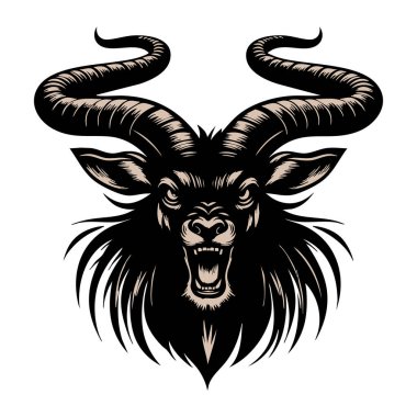 Vahşi İfadesiyle Vahşi Antilop Başı