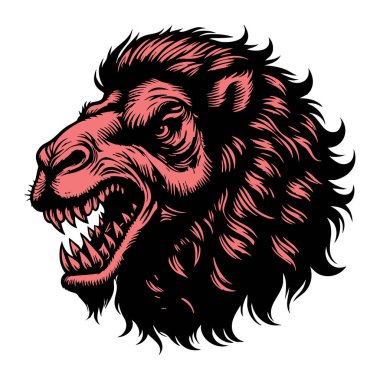 Tek Renkli Kızgın Deve Yüzlü Görüntü