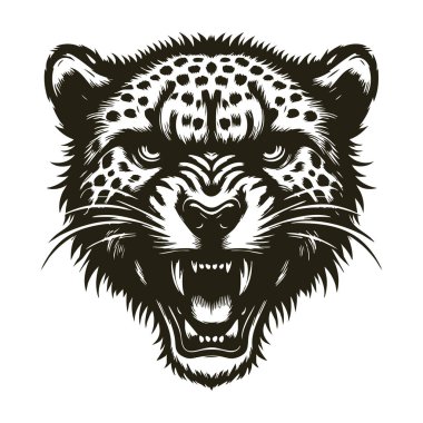 Vahşi İfadeli Vahşi Çita Başı