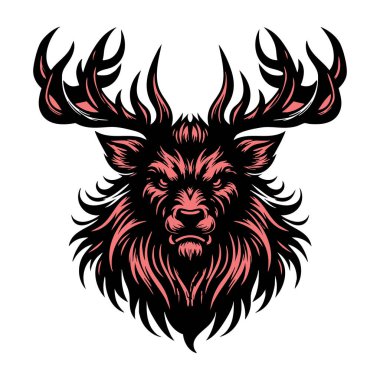 Hırıldayan Geyik Surat Siyah ve Beyaz Çiziyor