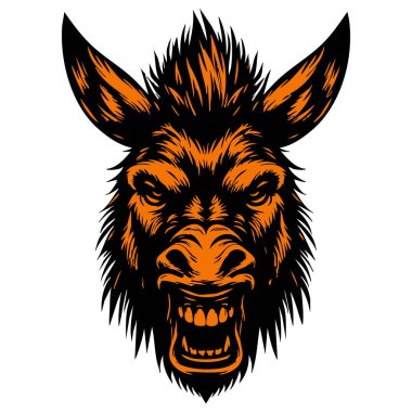 Kızgın Bakışlı Vahşi Eşek Surat