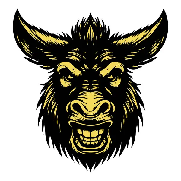 Siyah-Beyaz Öfkeli Eşek Kafa Resimleri