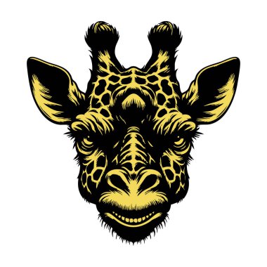 Öfkeli Zürafa İfade Sanatı