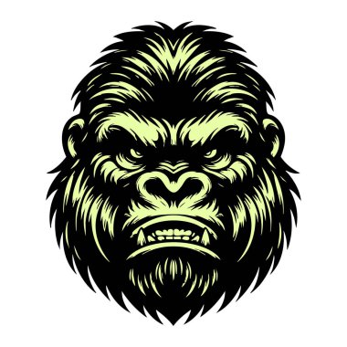 Korkutucu Goril Surat Yakın plan