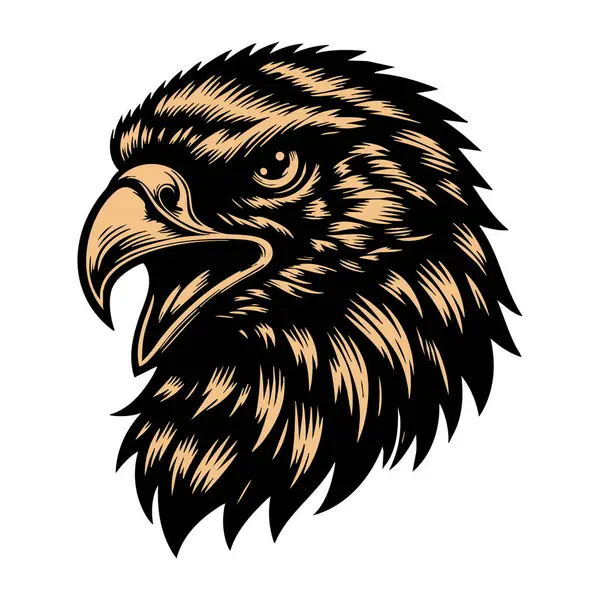 Saldırgan İfadeyle Şahin Başı Çizimi