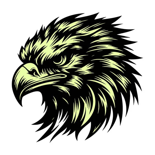 Yoğun Bakışlı Gerçekçi Şahin İllüstrasyonu