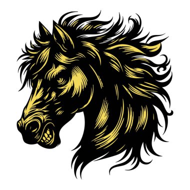 Gerçekçi Öfkeli At Çizimi