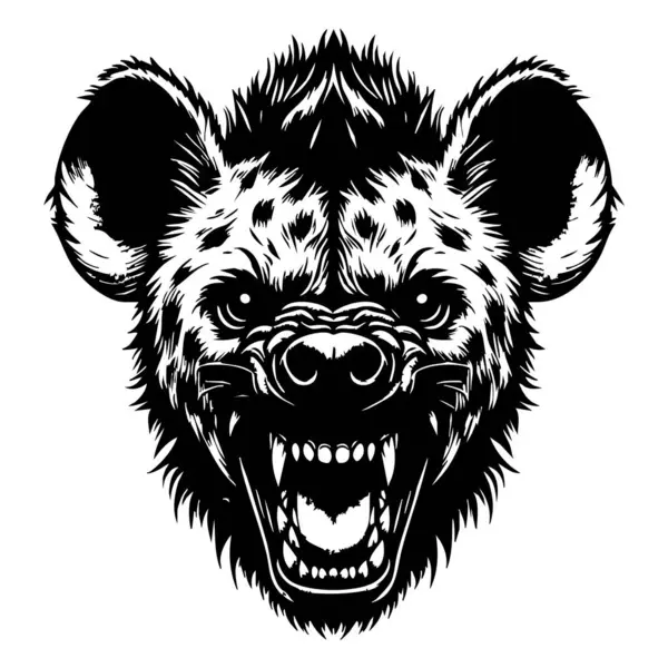 Güçlü Özelliklere sahip Biçimli Sırtlan Başı Çizimi