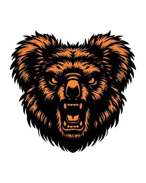 Vahşi Koala Başı Siyah-Beyaz Çiziyor