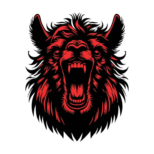 Gerçekçi Öfkeli Lama İllüstrasyonu