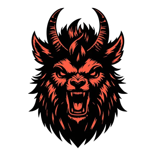 Saldırgan Lama Kafa Siyah-Beyaz Çiziyor