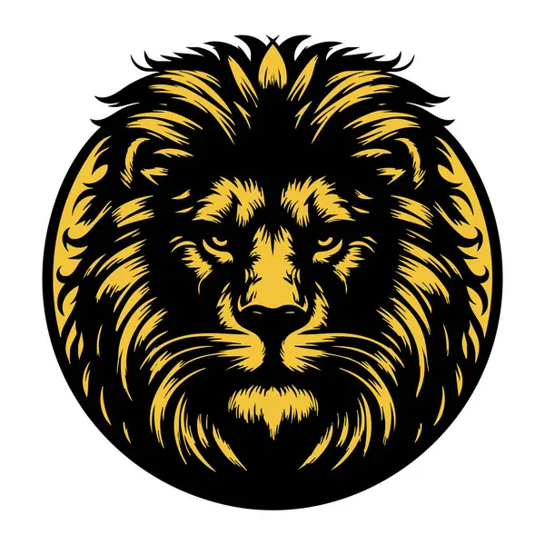 Kükreyen Aslan Başı Siyah ve Beyaz Çiziyor