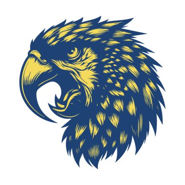 Savaşa Hazır Papağan Surat Vektörü