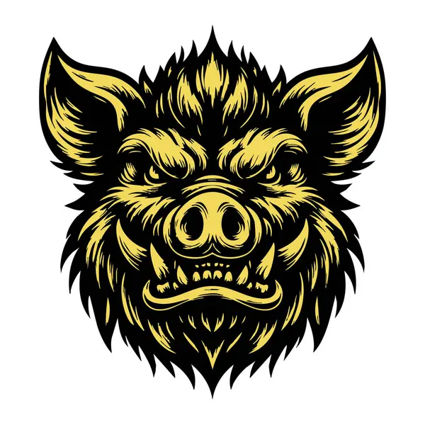 Korkutucu Domuz Surat Çizimi