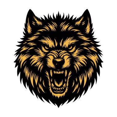 Saldırgan Kurt İfade Sanatı