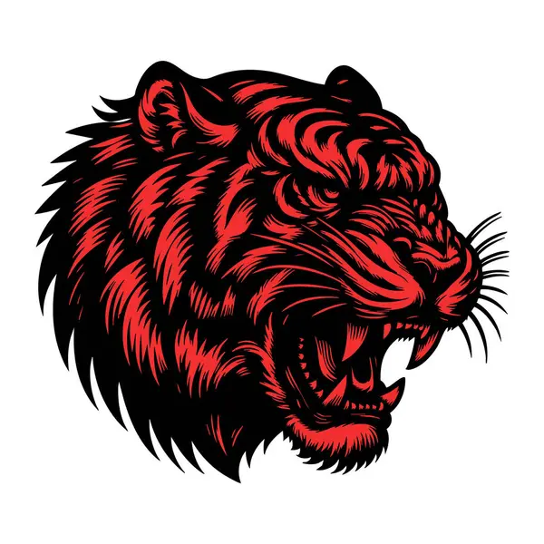 Kaplan Başı Maskot Biçimi Çizimi