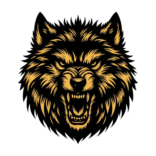 Saldırgan Kurt İfade Sanatı