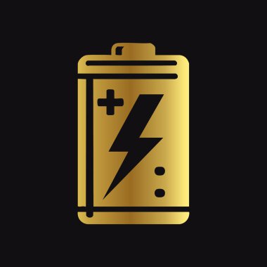 Premium Batarya Simgesi Vektör Altını
