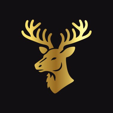 Lükslü Altın Geyik Silüeti