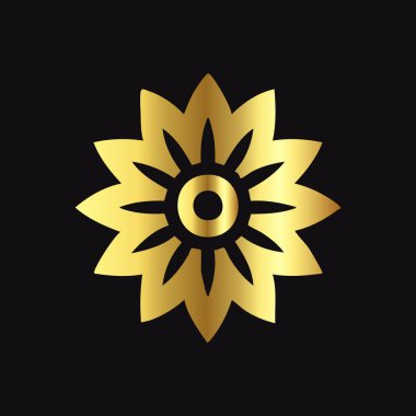 Siyah Üzerine Altın Taç Simgesi
