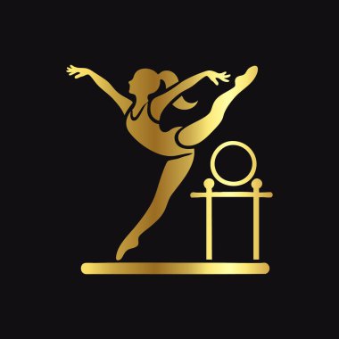 Altın Jimnastikçi Figürü Çizimi