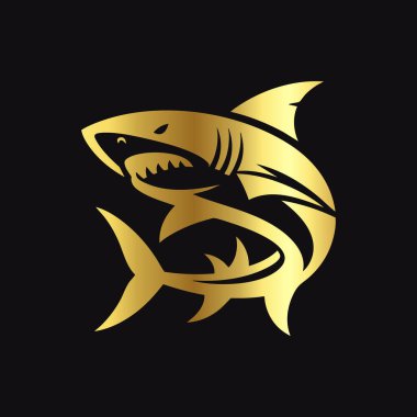 Balık logosu vektör şablonu